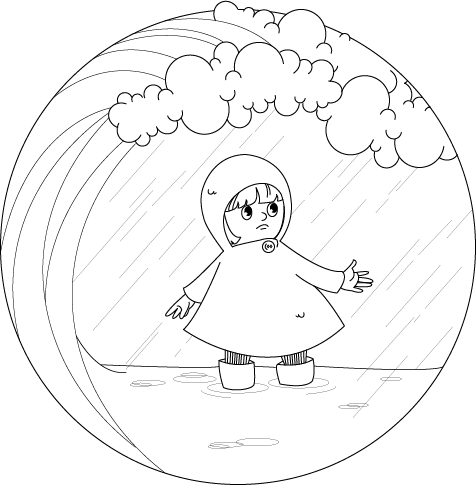 476x485 Climate Change Coloring Page Signs Sea