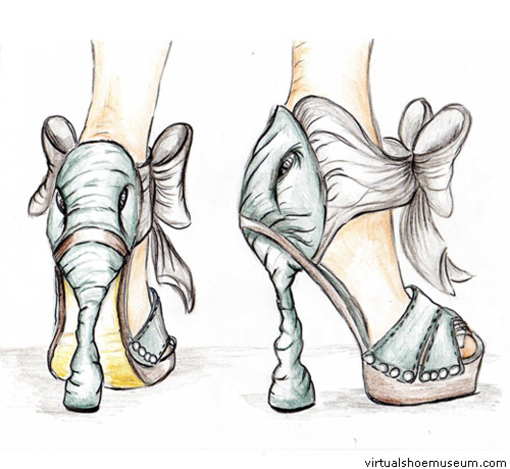 1000x920 Clog Elephant Shoe