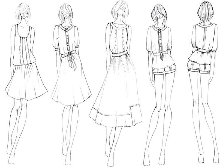 735x555 The 9 Best Design Images On Fashion Drawings, Fashion