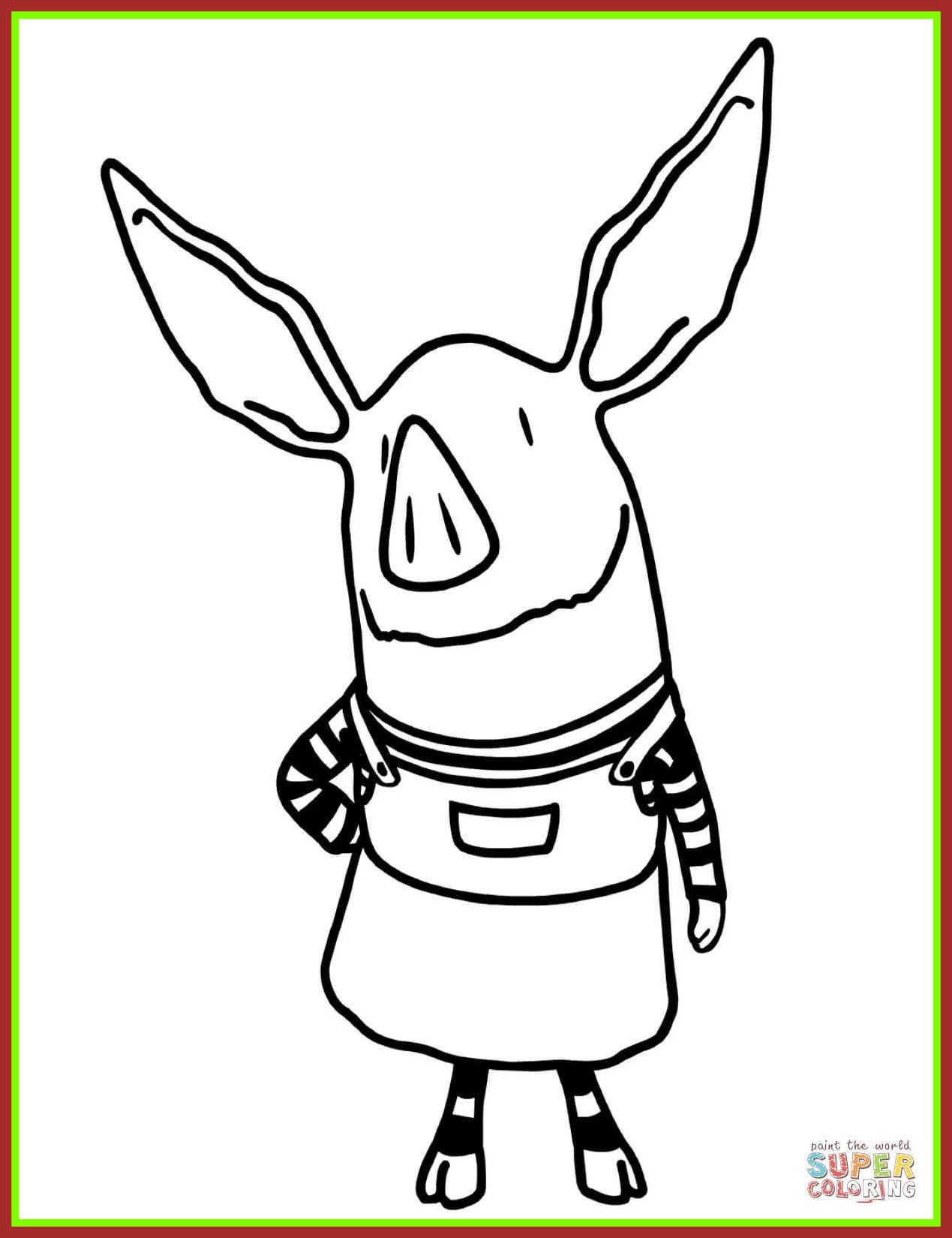 1269x1650 Fascinating Coloringes Of Piggy Toy Story Movie Bank Line Drawing