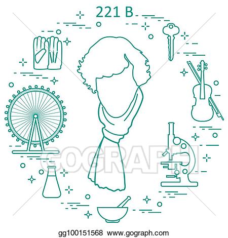 450x470 Sherlock Holmes Clipart Clue