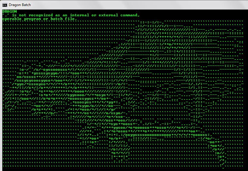 822x566 How To Make A Dragon In Command Prompt Using Notepad 3 Steps
