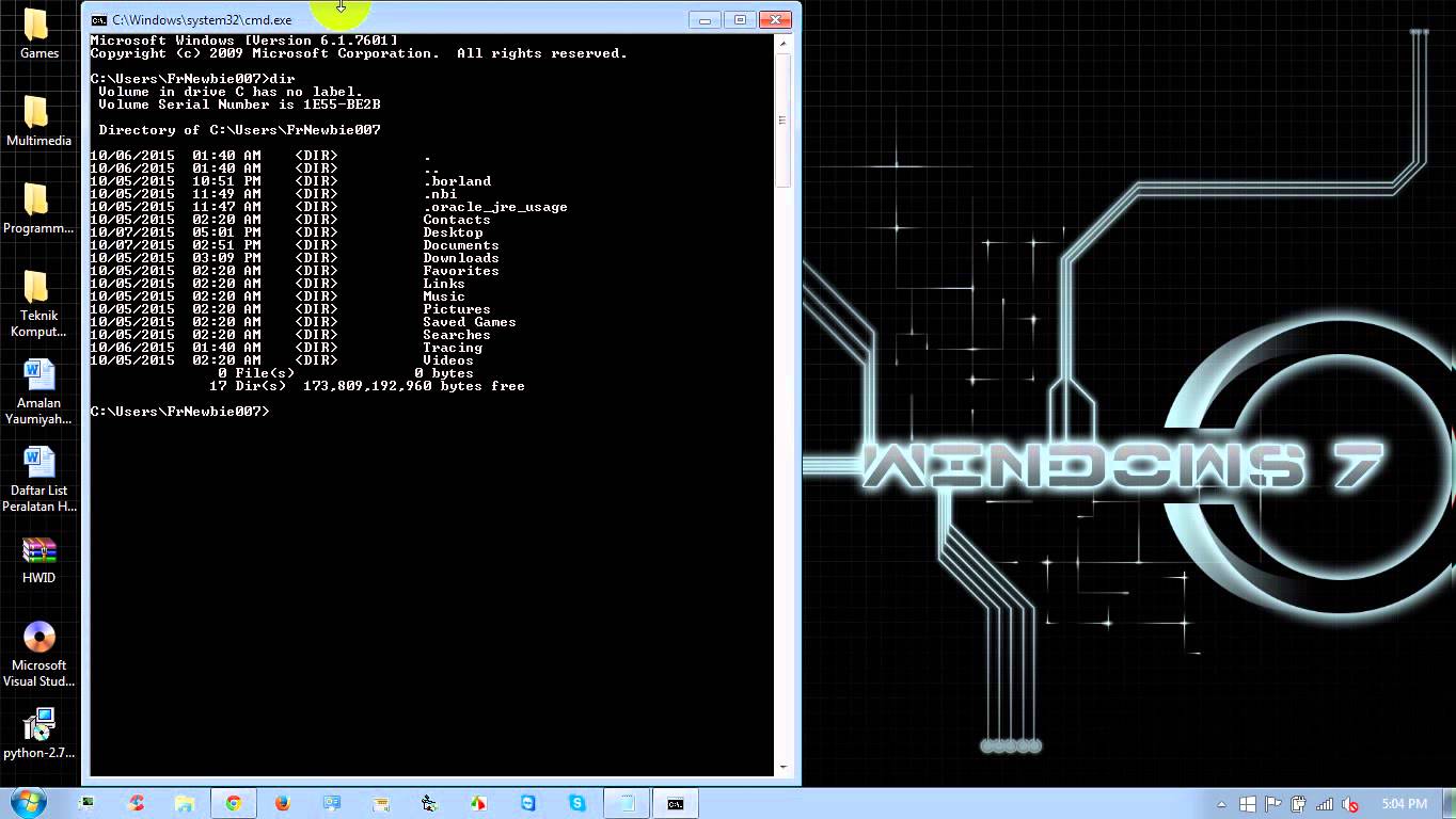 1364x768 Tutorial Cara Install Python 2.7.10 In Windows 7 64bit