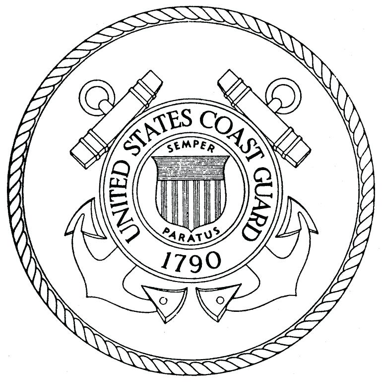 770x768 Coloring Pages ~ Coast Guard Coloring Pages Drawing At Free