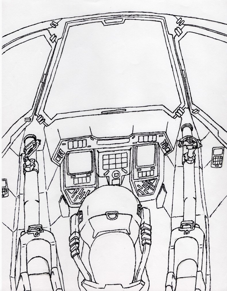 790x1011 Gurren Cockpit By Knght Zero