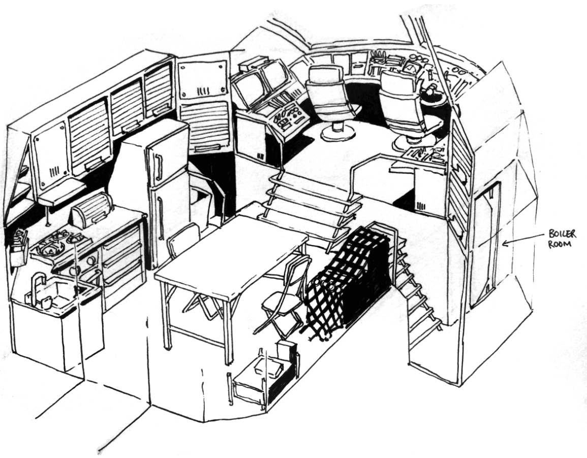 1155x901 Kitchencockpit Design For Spaceship The Lady Spiff