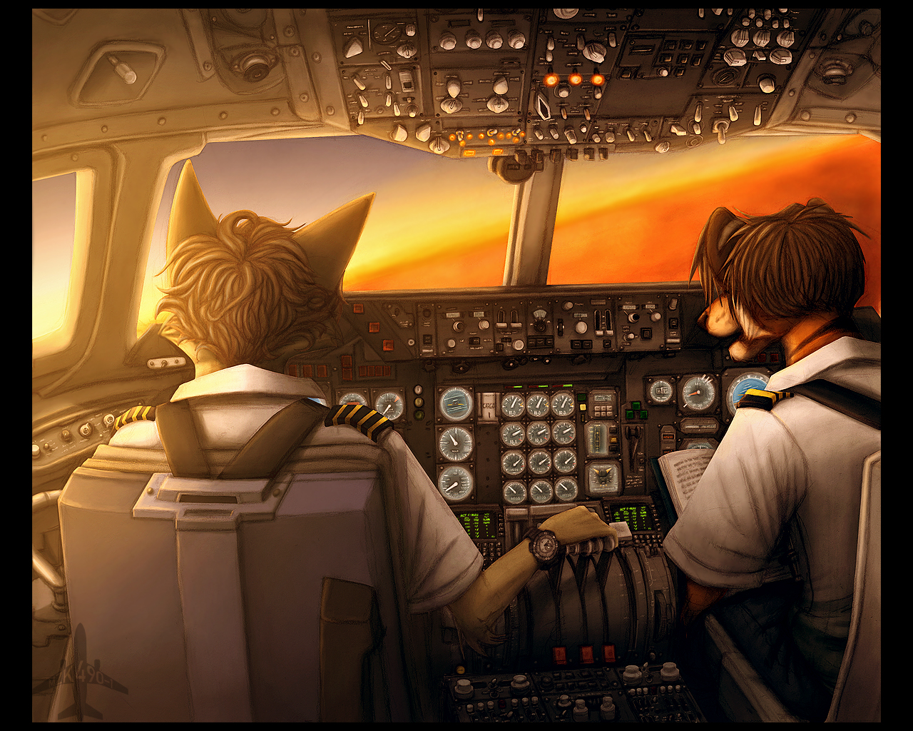 1280x1024 My Hobby, Drawing And Painting Aircrafts