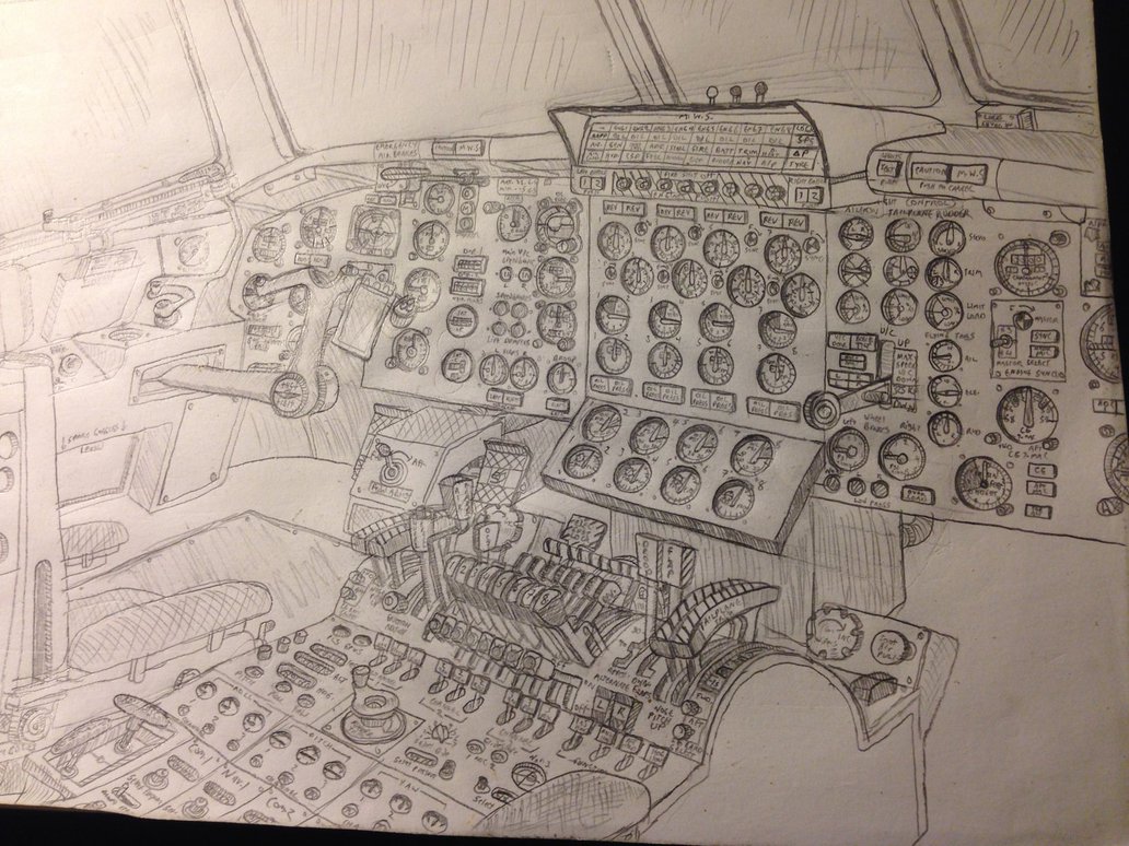 1032x774 Saunder Roe (Hawker Siddeley 131) Duchess Cockpit By Ninjapickle