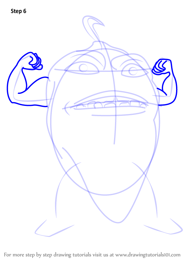 600x846 Learn How To Draw Big Cocoa From Boboiboy (Boboiboy) Step By Step