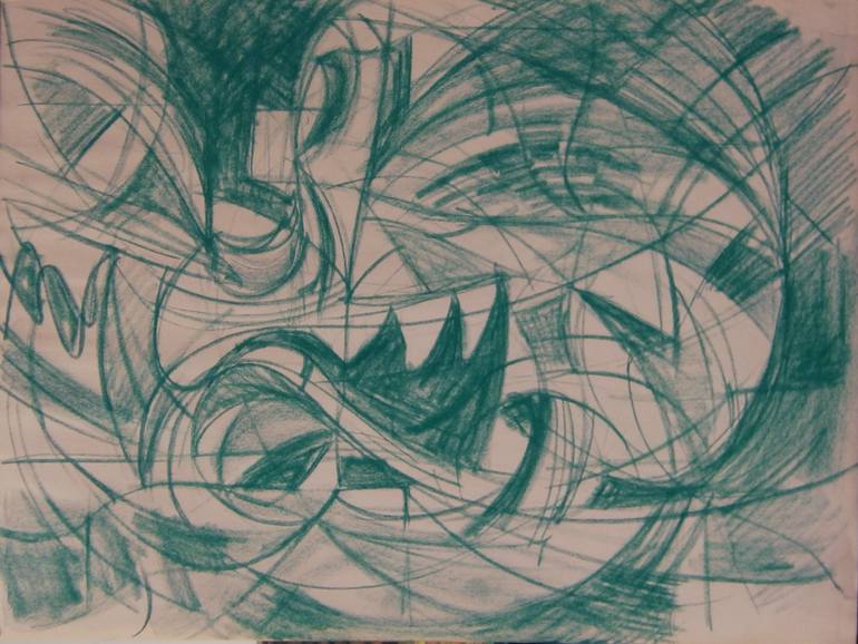 770x578 Saatchi Art Jade Collision Drawing By Joel Diamond