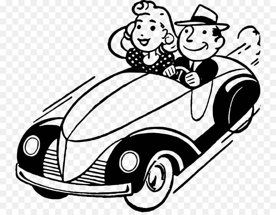 900x700 Car Sunday Drive Driving Clip Art