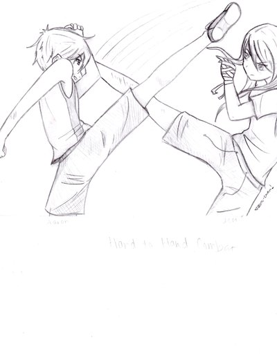 400x518 Jem Vs. Aaron Hand To Hand Combat!!!(Practice) By Isamu Chan1