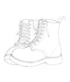 235x276 Drawing Combat Boots