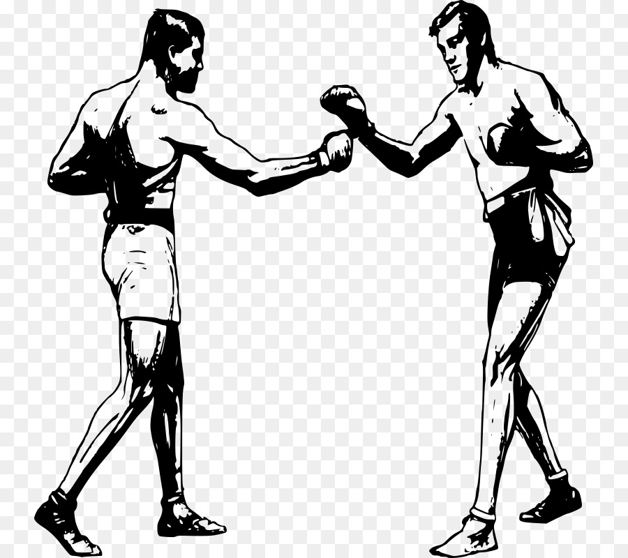 900x800 Boxing Combat Drawing Clip Art