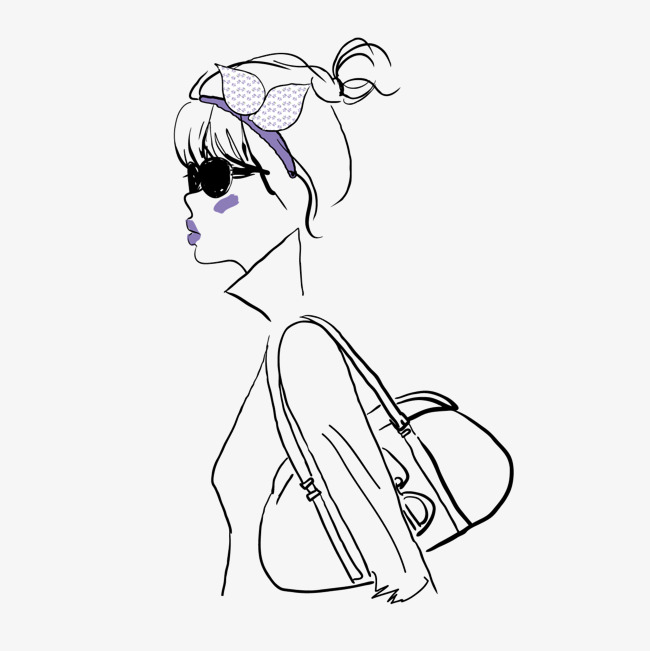 650x651 Vector Drawing Sketch The Bag, Vector, Lead Drawing, Outline Png