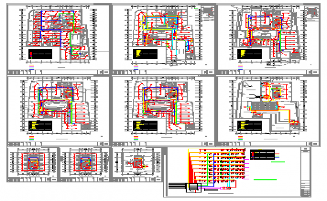 650x400 Fire Alarm Design Drawing Of Commercial Building