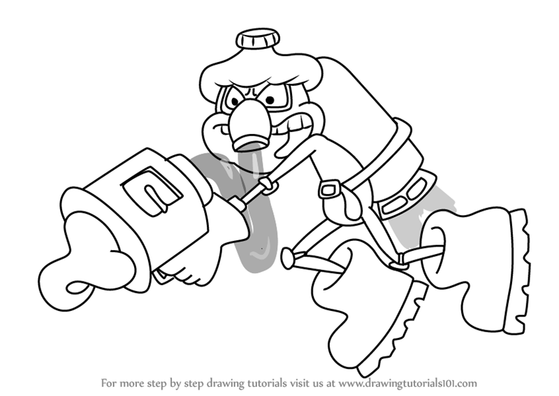 800x567 Learn How To Draw Common Cold From Kids Next Door (Codename Kids