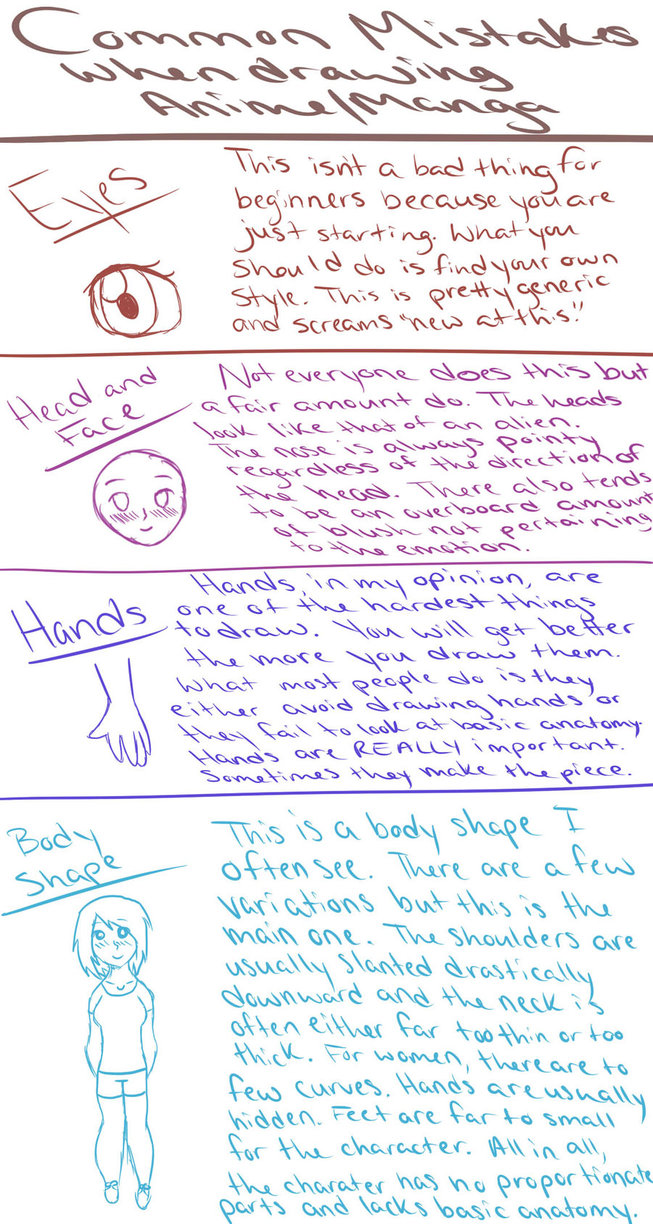 653x1224 Common Mistakes In Drawing Manga By Ika Hime