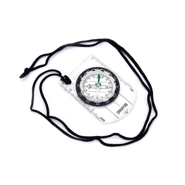 640x640 1pc New Baseplate Compass Map Scale Ruler Outdoor Camping Hiking