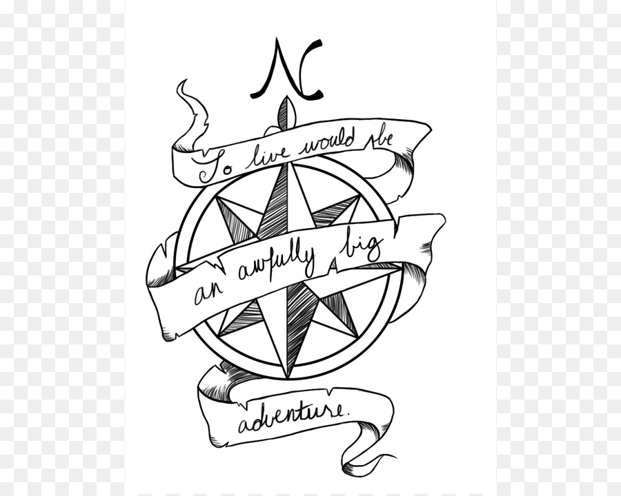 900x720 Drawn Compass Banner Drawing