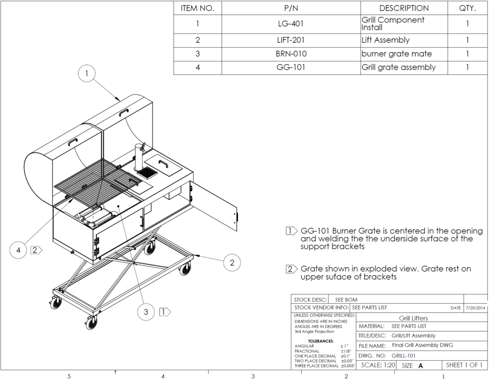 1000x778 Grill Lifters Grant A. Dammicci