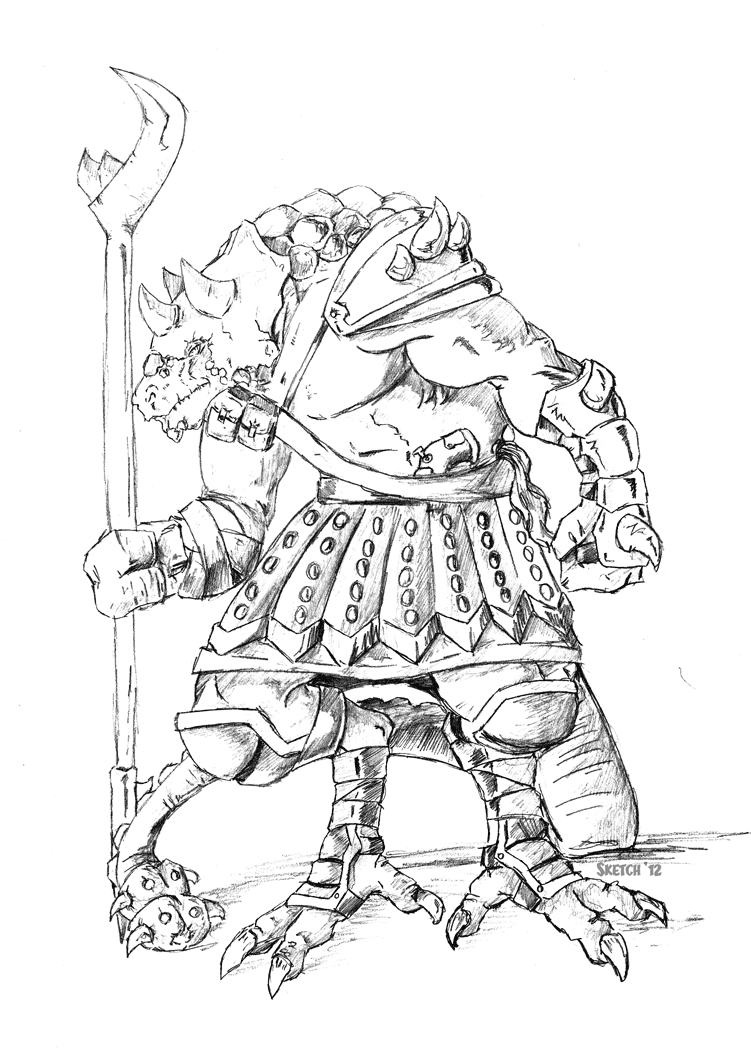 751x1064 Saurak Concept Drawing By Sketchpad D