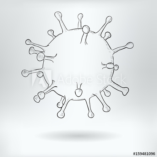500x500 Cartoon Symbol Of Virus
