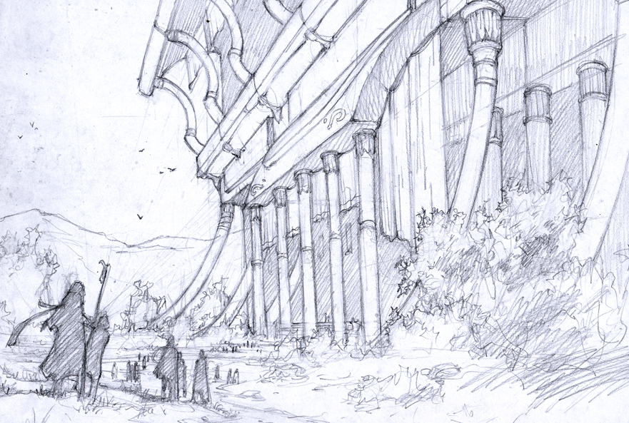 881x593 Concept Art Drawing 213 By Gadnia123