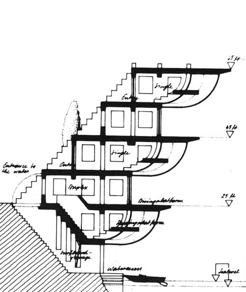 500x594 Mark Mack Condominiums For High Divers And Surfers, 1978