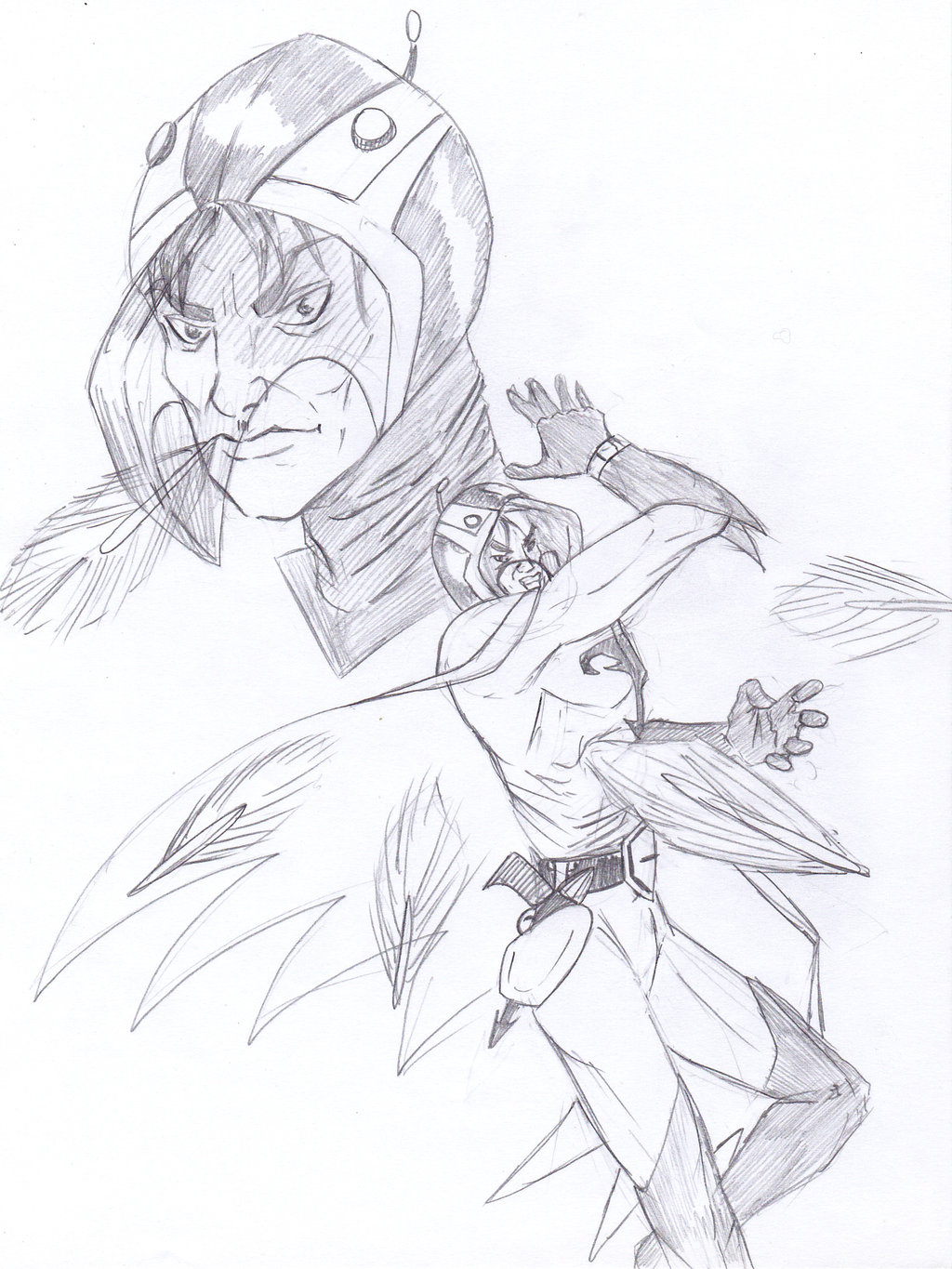 1024x1365 Joe The Condor (Gatchaman) By Zehois