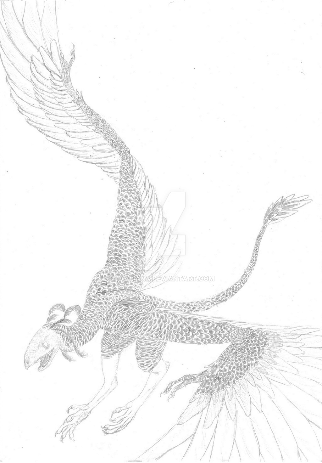 1024x1471 Condor Dinosaur By Diva Iana