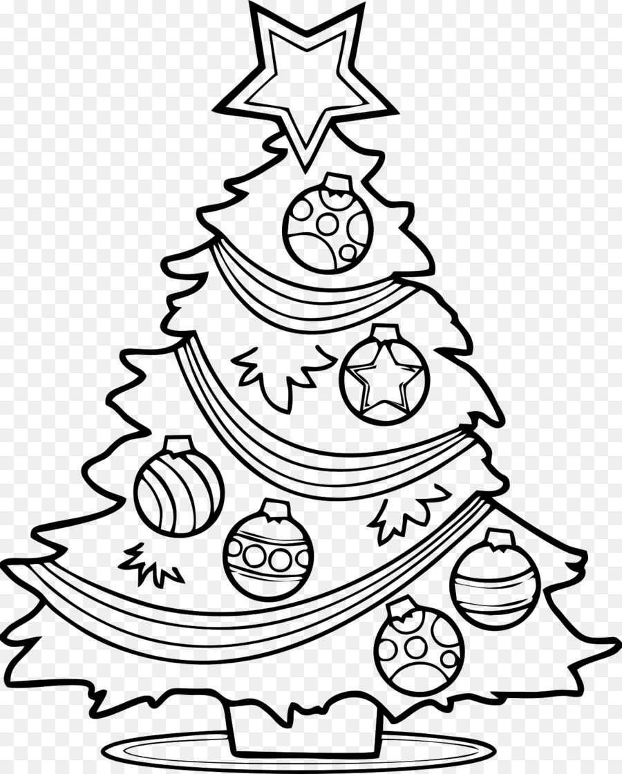900x1120 Christmas Tree Santa Claus Drawing Clip Art