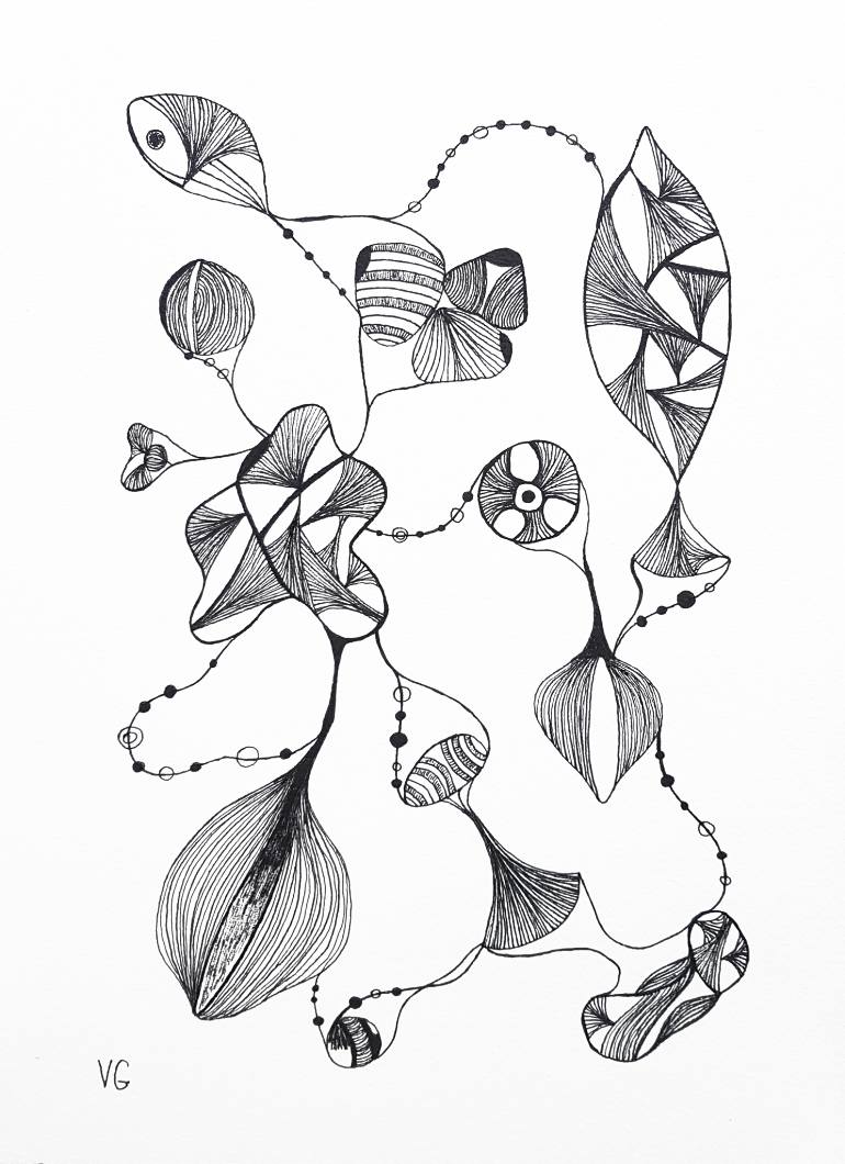 770x1060 Saatchi Art True Connection 3 Drawing By Viktoriya Gorokhova