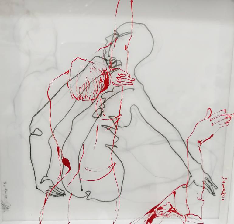 770x740 Saatchi Art Point Of Connection Drawing By Nina Urlichs