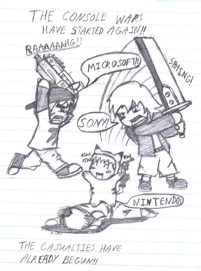 702x944 Console War By Hyrenmasters