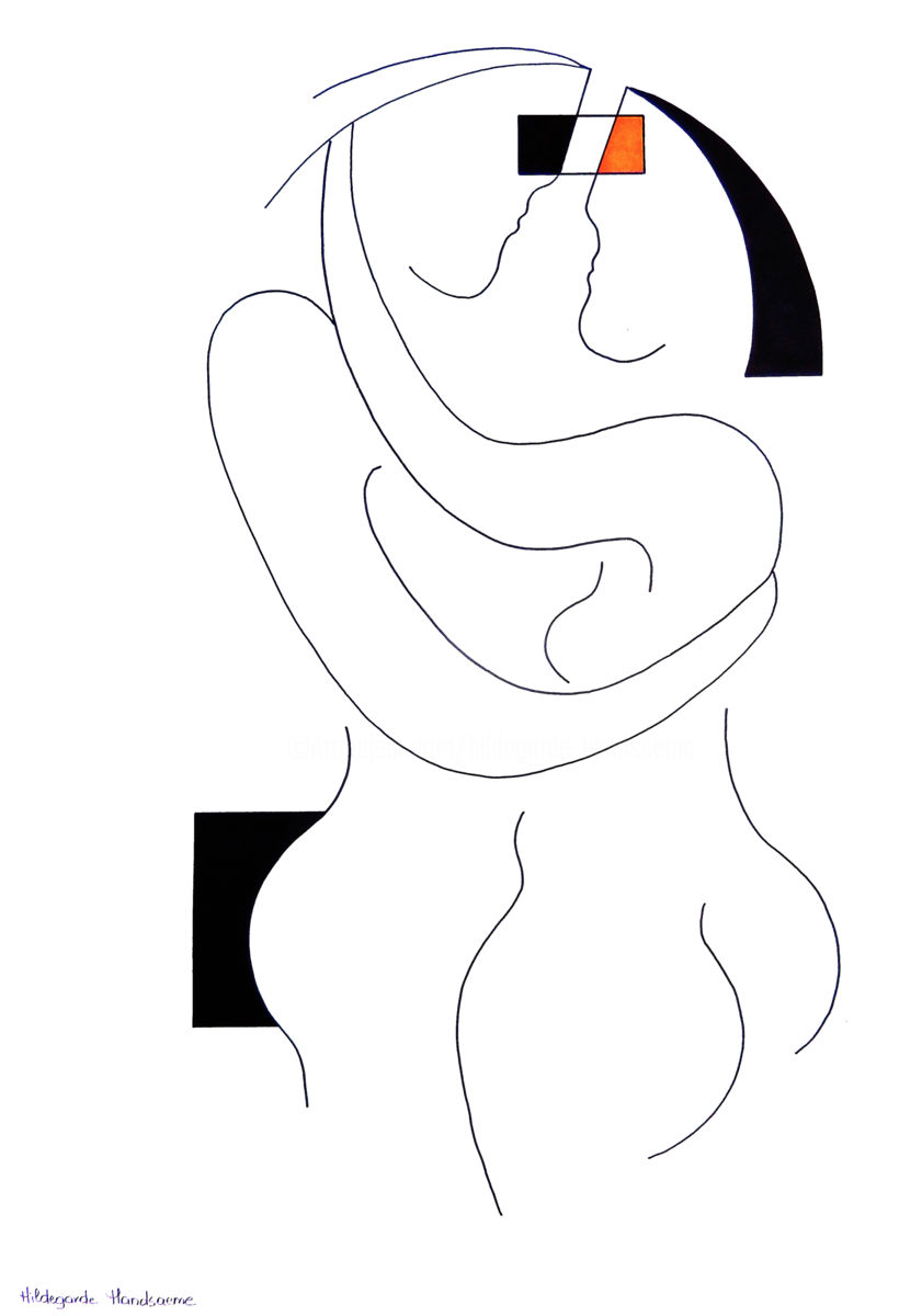 841x1200 Orange Contact (Hildegarde Handsaeme)