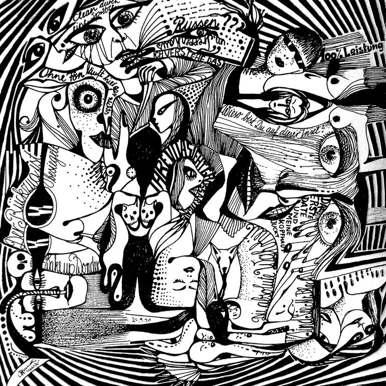 770x770 Saatchi Art Out Of Context Absolute Wahrheit Drawing By Michael