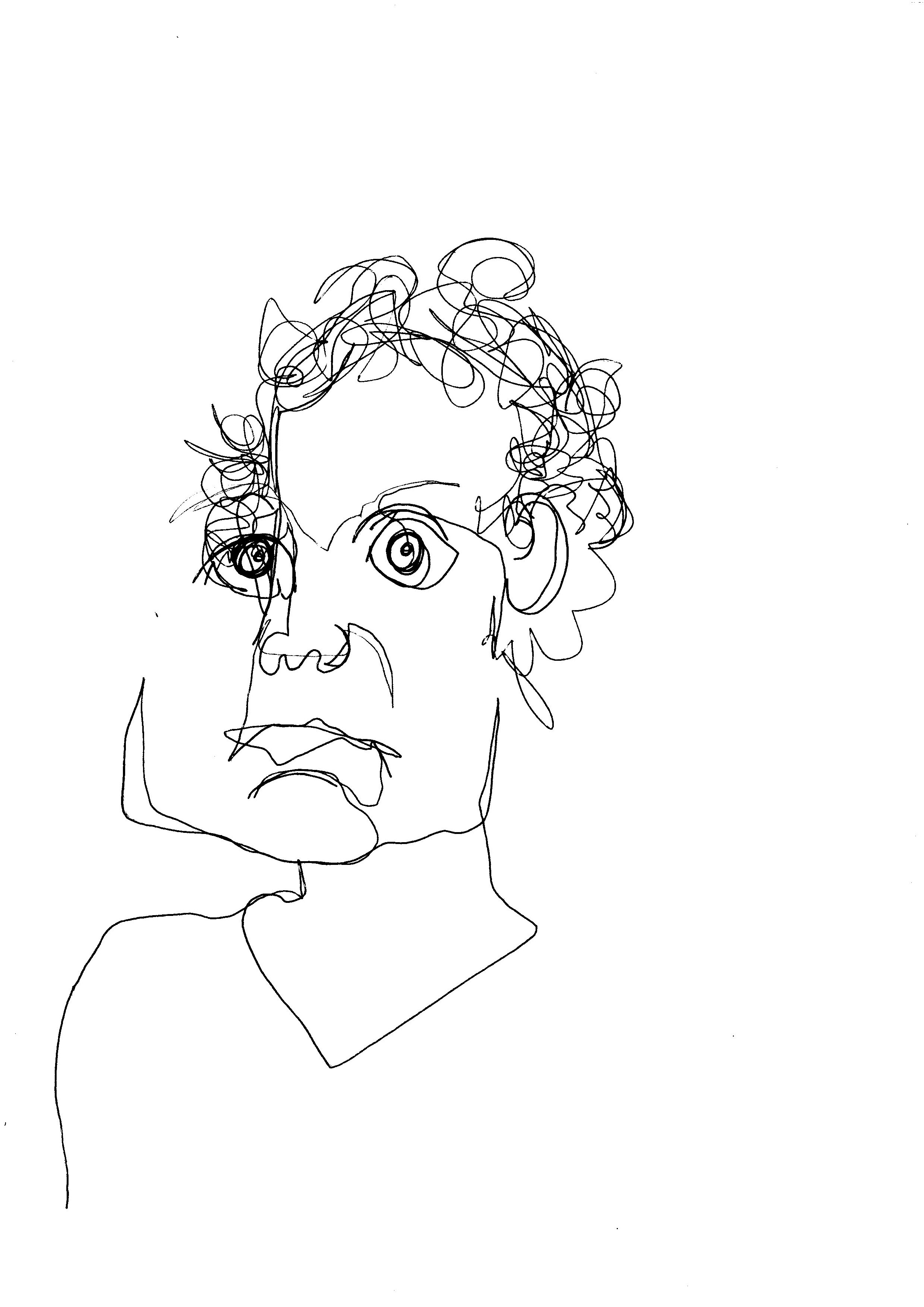 2481x3509 Blind Continuous Line Drawings Jppyro