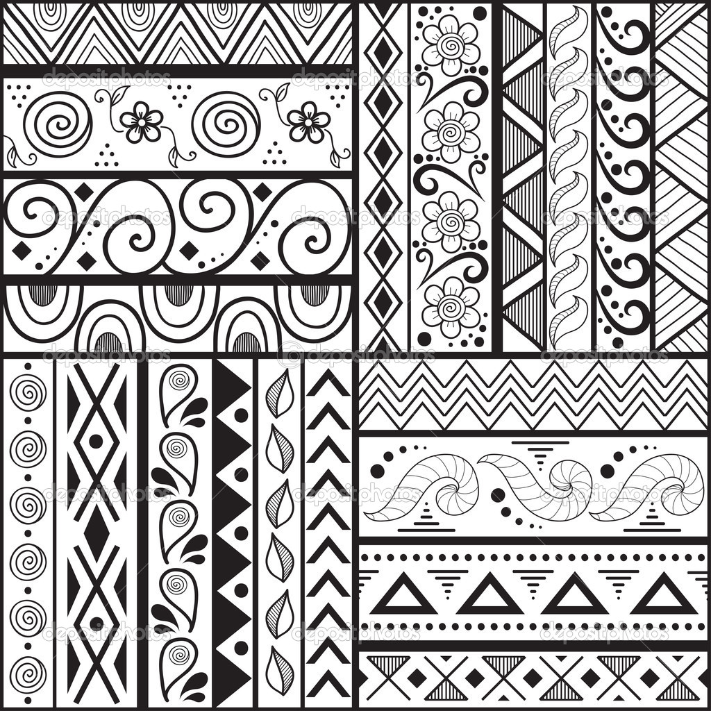 1024x1024 Cool Black And White Designs To Draw