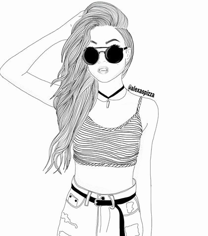 421x478 Cool Black And White Drawings Black White Draw Drawing Face Girl