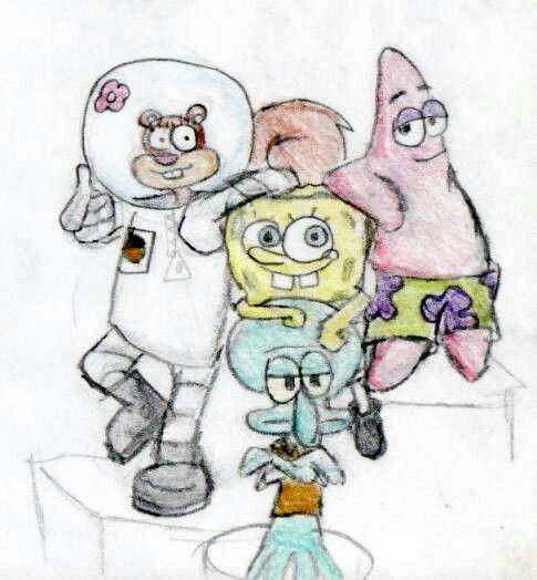 485x524 The Gang Cool Drawings Drawings