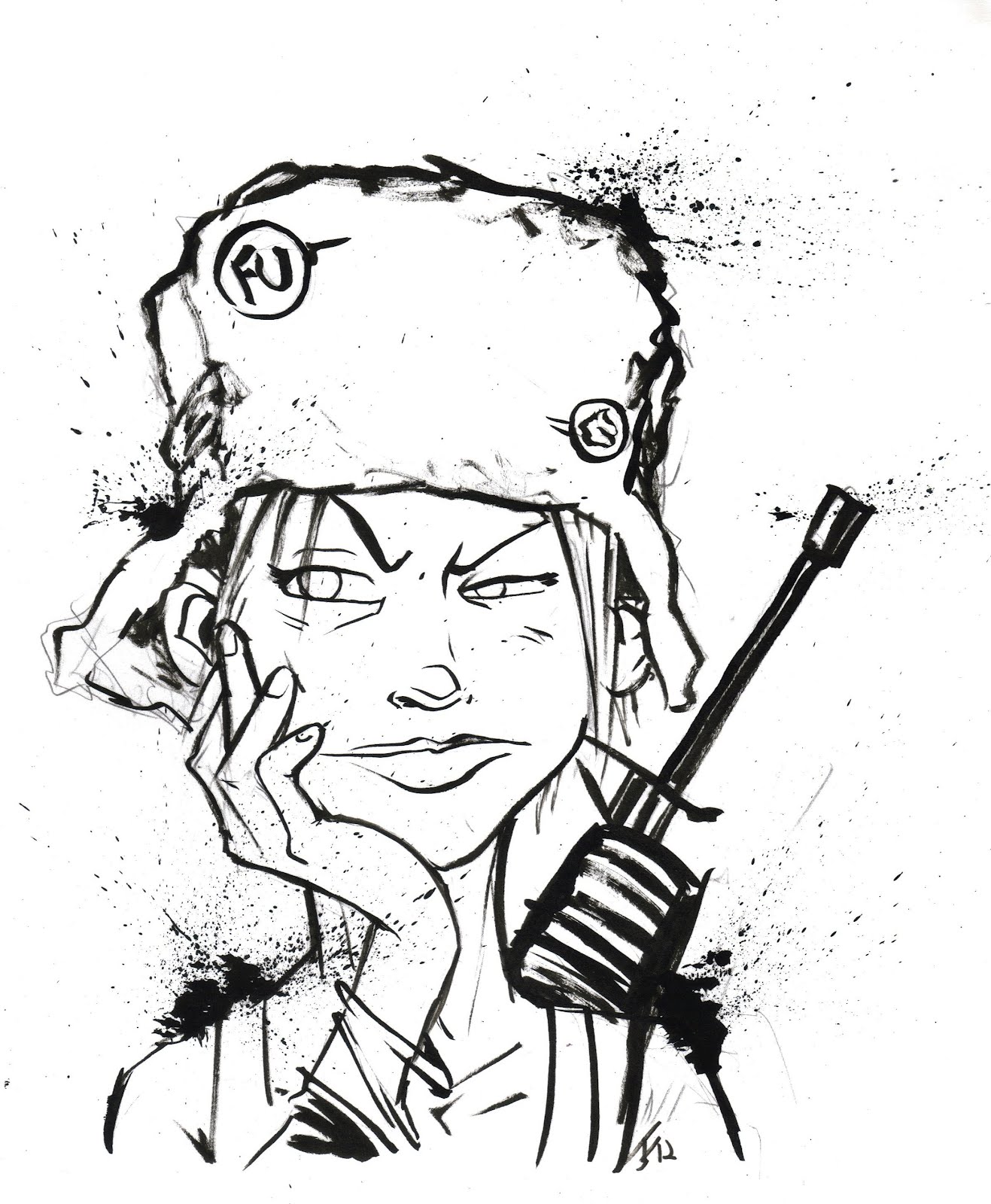 1317x1600 Ready Set Draw Tyler's Tank Girl