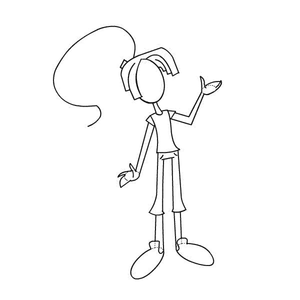 600x600 Draw A Cool Girl Cartoon With These Easy Steps Cartoon Girls