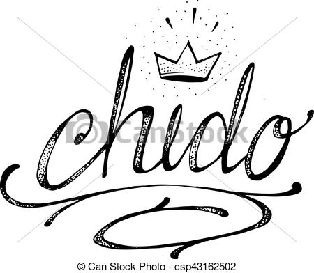 450x392 Chido Hand Drawn Illustration. Hand Drawn Vector Illustration