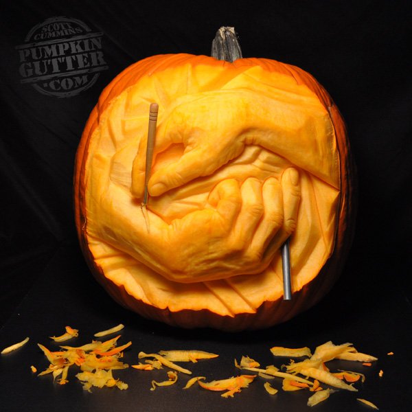 600x600 Creative Pumpkin Carvings Inspired By Famous Art