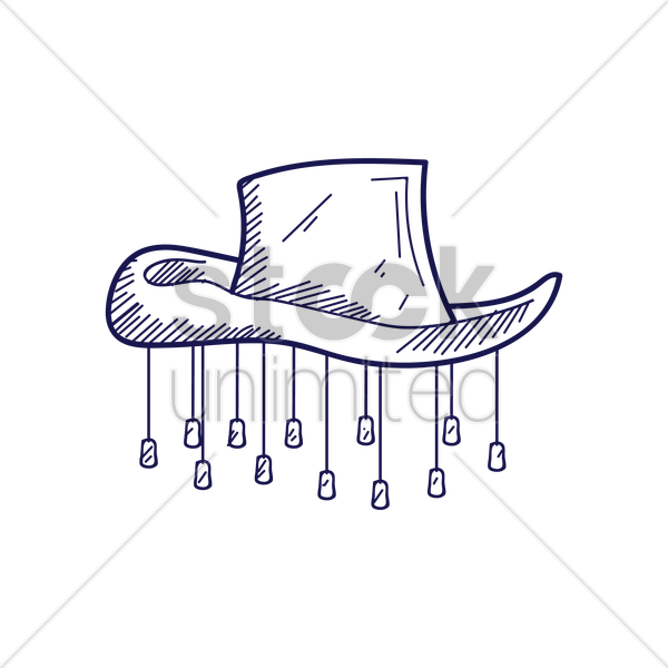 600x600 Cork Hat Vector Image