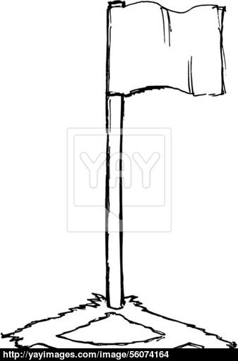 337x512 Soccer Corner Flag Vector