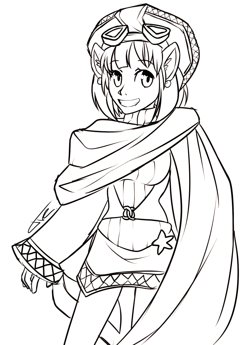 800x1133 Pc Cornet Sketch By Teevz