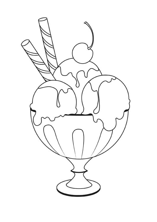 595x842 De Recherche D'Images Pour Cornet De Glace Coloriage
