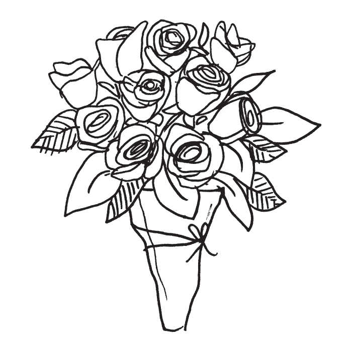 Corsage Drawing at GetDrawings | Free download